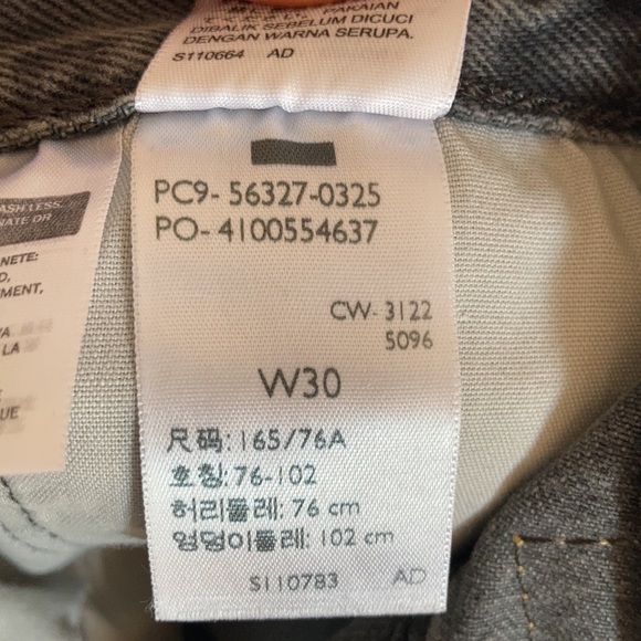 Relisted Levi’s distressed high rise 501 jean cotton denim short cutoff vibe 30 - Picture 16 of 16